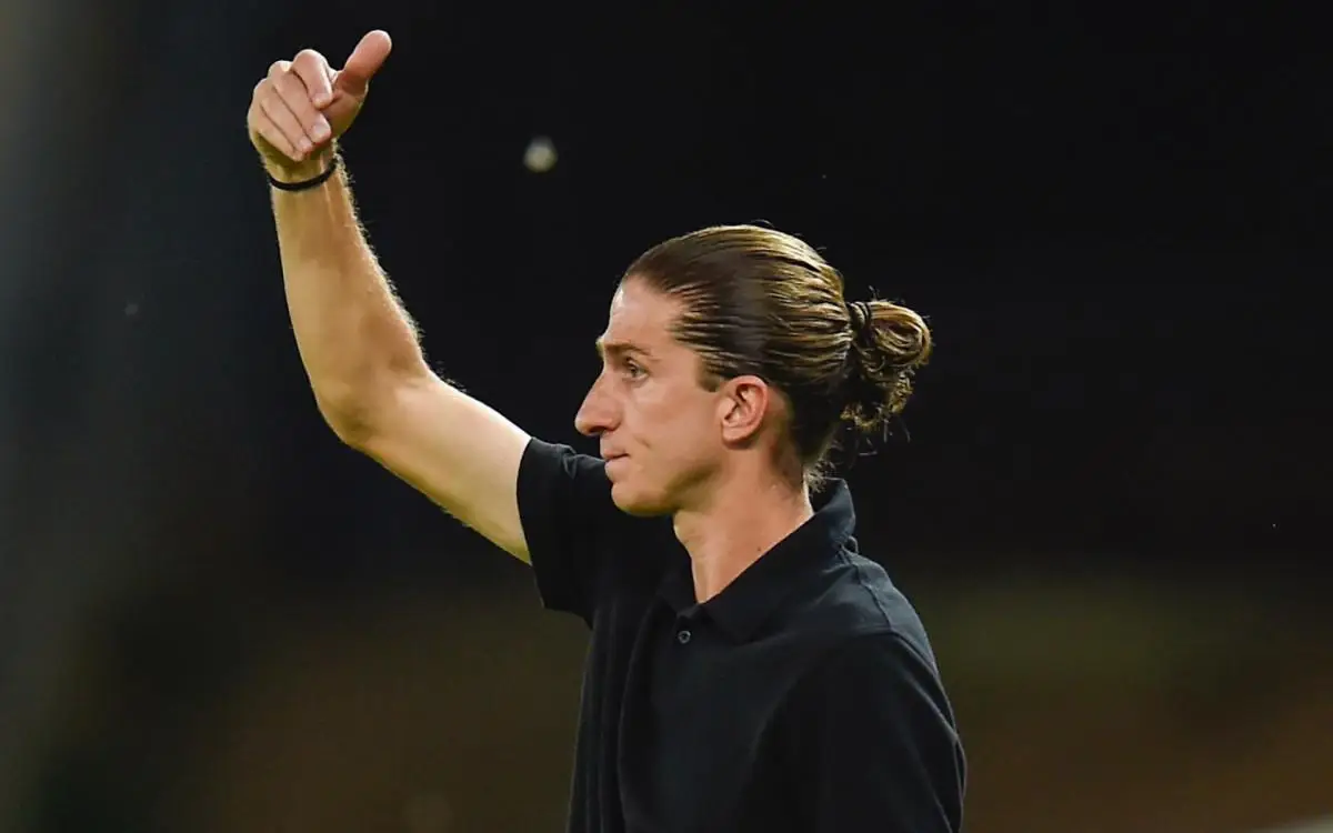 Filipe Luís, técnico do Flamengo