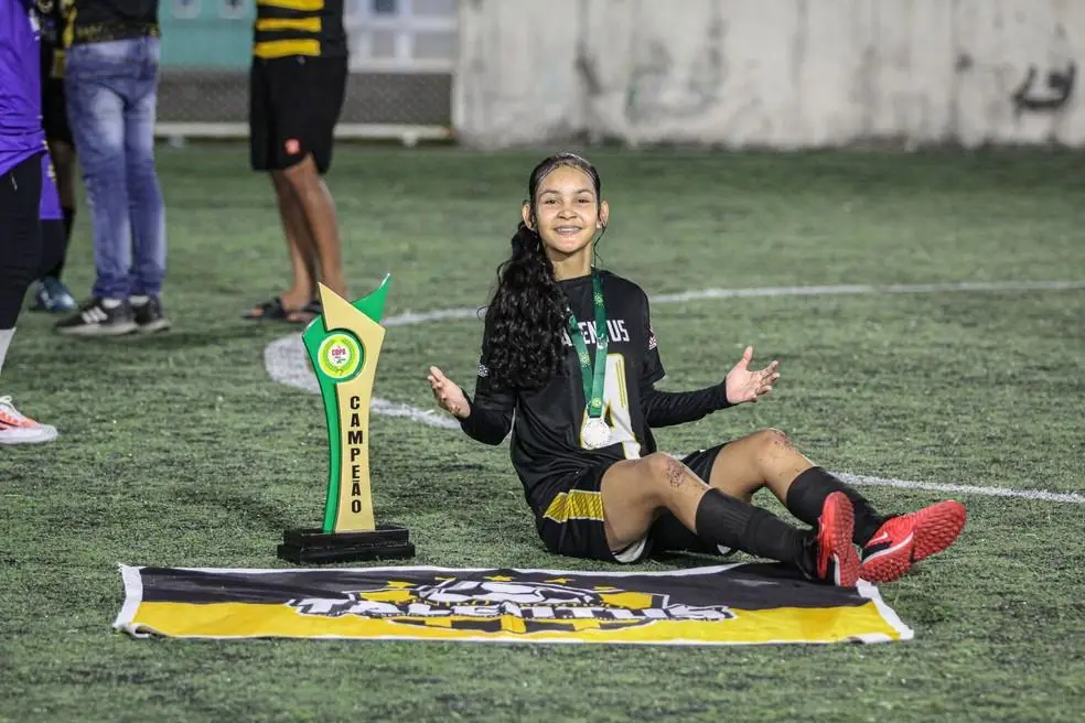 Luma Gabrielly foi selecionada para as categorias de base do Flamengo