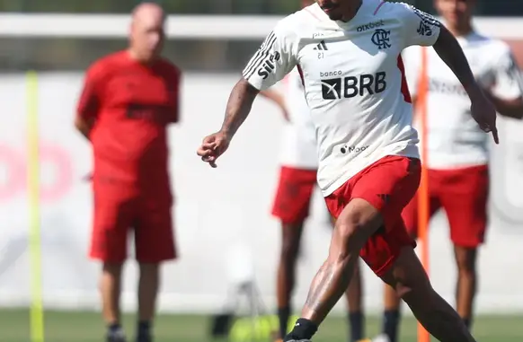 Allan pode ter primeira sequência com Tite (Foto: Flamengo)