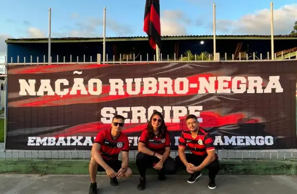 Embaixada do Flamengo em Aracaju (Foto: Acervo Pessoal)