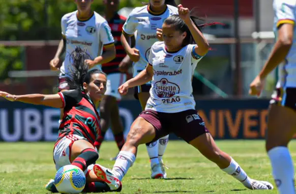 Flamengo na Supercopa Feminina (Foto: Paula Reis / CRF)