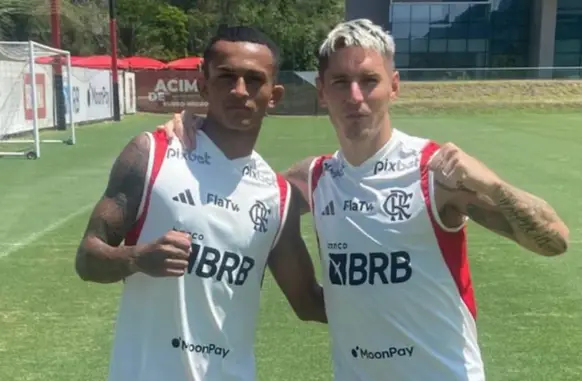 Wesley e Varela (Foto: Reprodução / Instagram Wesley)