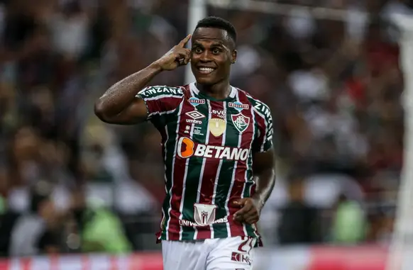 Arias foi o cara na vitória sobre a LDU pela Recopa (Foto: Lucas Merçon/Fluminense FC)