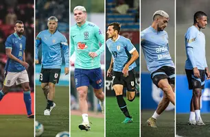 Fabrício Bruno, Varela, Ayrton Lucas, Viña, Arrascaeta e De la Cruz (Foto: Instagram dos Atletas)