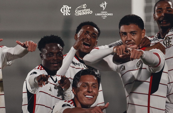 Flamengo  Sub-20 (Foto: Reprodução / X twitter @Flamengo)