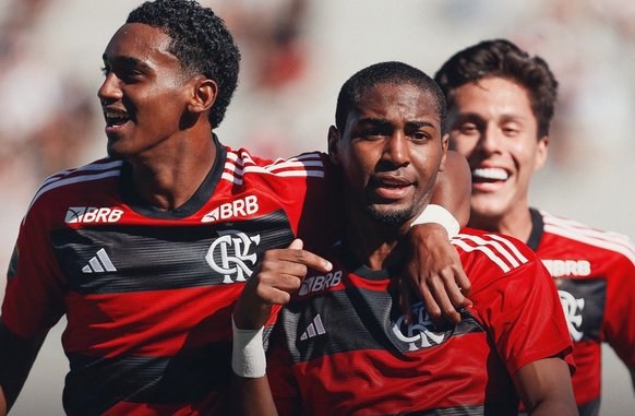 Flamengo  Sub-20 (Foto: Reprodução / X twitter @Flamengo)