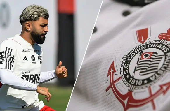 Gabigol (Foto: Flamengo / Arte Mengo Mania)