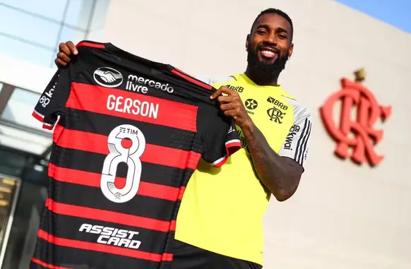 Gerson é o 8 do Flamengo de novo (Foto: Gilvan de Souza/Flamengo)