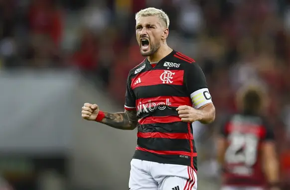 No Flamengo desde 2019, Arrascaeta entrou para a história do clube (Foto: Marcelo Cortes / Flamengo)