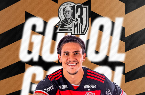 Pedro (Foto: Reprodução / X twitter @Flamengo)