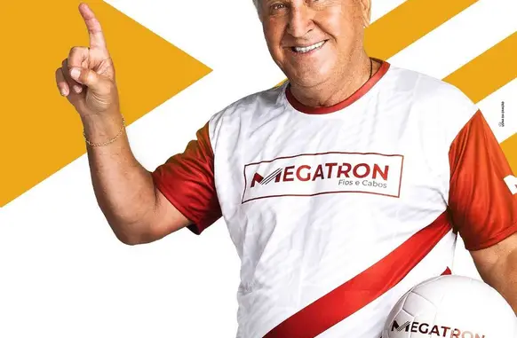 Zico, embaixador da Megatron (Foto: Divulgação)