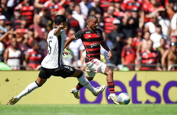 Botafogo x Flamengo (Foto: Marcelo Cortes / CRF)