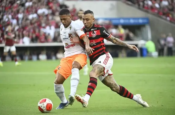 Everton Cebolinha - Flamengo x Nova Iguaçu (Foto: André Durão)