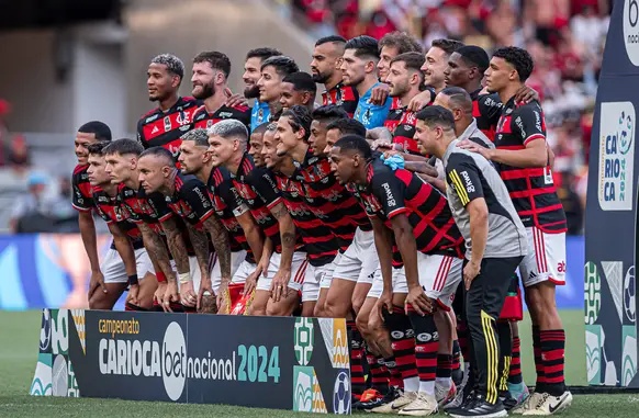 Flamengo é Campeão Carioca de 2024 (Foto: Paula Reis / Flamengo)