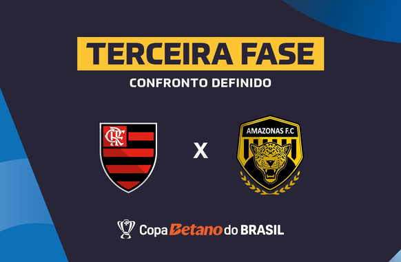 Flamengo x Amazonas F. C (Foto: Reprodução / X twitter @CopaDoBrasilCBF)