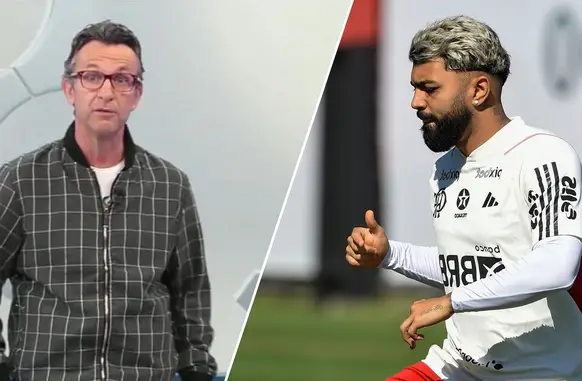 Neto e Gabigol (Foto: Reprodução / Flamengo / Arte Mengo Mania)