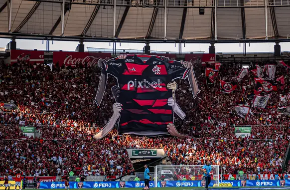 Torcida do Flamengo. (Foto: Paula Reis / CRF)