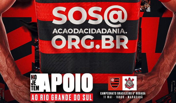 Camisa do Flamengo.