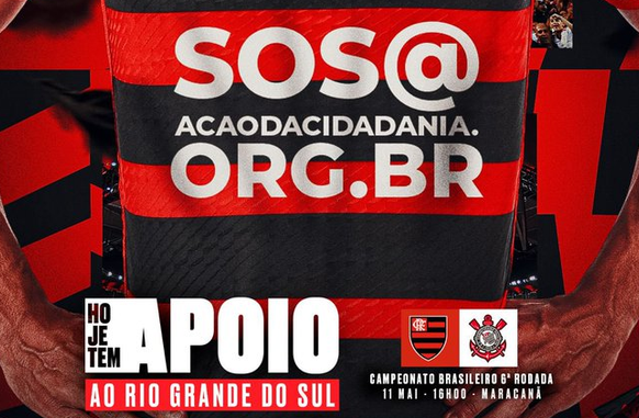 Camisa do Flamengo. (Foto: Reprodução / X twitter @Flamengo)