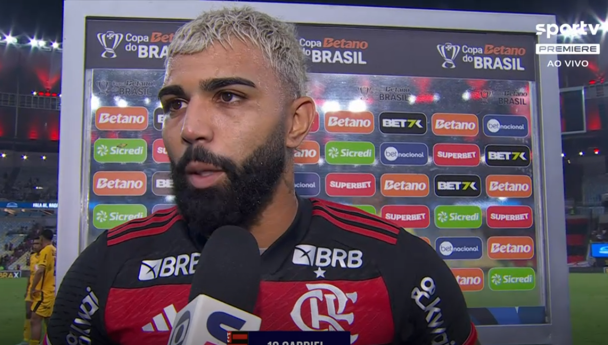 Gabigol, atacante do Flamengo.