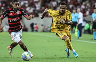 Matheus Serafim foi um dos destaques do Amazonas contra o Flamengo (Foto: Jadison Sampaio/AMFC)
