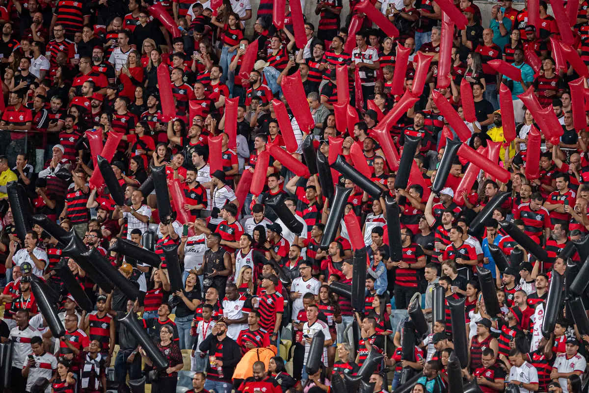Torcida do Flamengo.