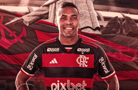 Alex Sandro (Foto: Reprodução / X twitter @Flamengo)