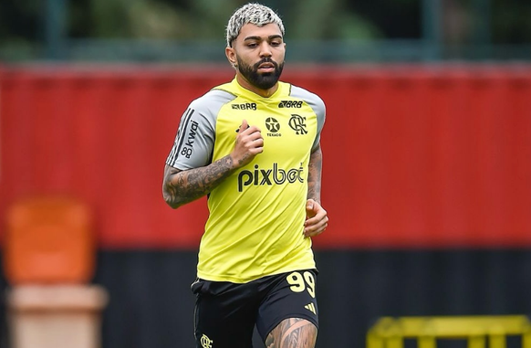 Gabigol (Foto: Marcelo Cortes / CRF)