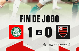 Placar do jogo (Foto: Reprodução / X twitter @Flamengo)