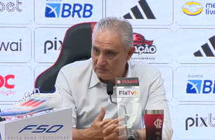 Tite, pós-jogo. (Foto: Reprodução / ge.globo.com)