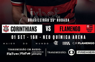 Flamengo x Corinthians (Foto: Reprodução / Instagram Flamengo)