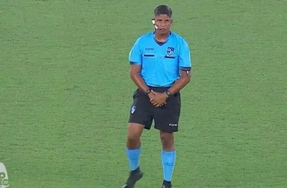 Arbitragem para jogo do Flamengo contra o Madureira, pelo Carioca (Foto: Reprodução)