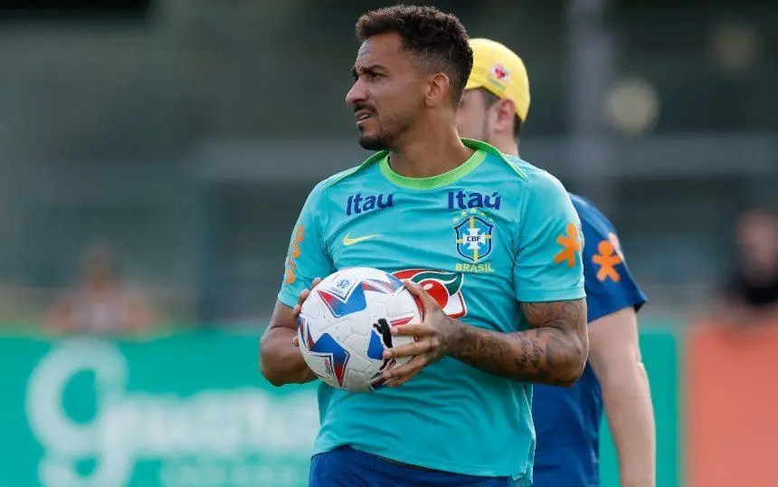 Danilo, capitão da seleção brasileira