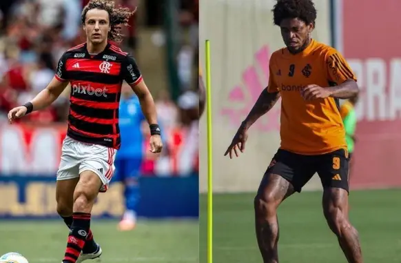 David Luiz e Luiz Adriano são dois veteranos livres no mercado (Foto: Divulgação/Instagram)