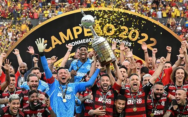 Em 2022, o Flamengo se consagrou campeão da Libertadores