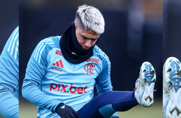 Filipe Luís intensifica preparação do elenco principal (Foto: Gilvan de Souza/Flamengo)