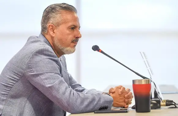 José Boto negocia contratação de centroavante para o Flamengo (Foto: Marcelo Cortes / CRF)