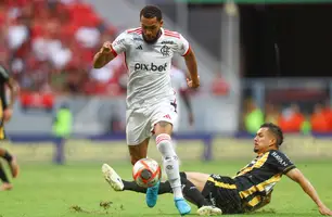 Juninho em ação durante Volta Redonda x Flamengo (Foto: Gilvan de Souza/Flamengo)