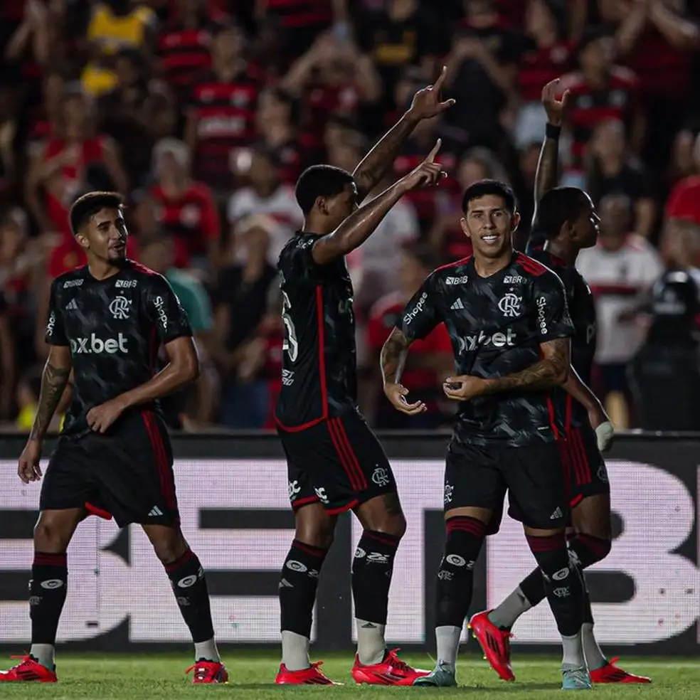 O Flamengo goleou o Bangu pela quarta rodada do Campeonato Carioca 2025