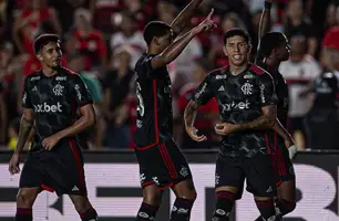 O Flamengo goleou o Bangu pela quarta rodada do Campeonato Carioca 2025 (Foto: Reprodução/Twitter Flamengo)