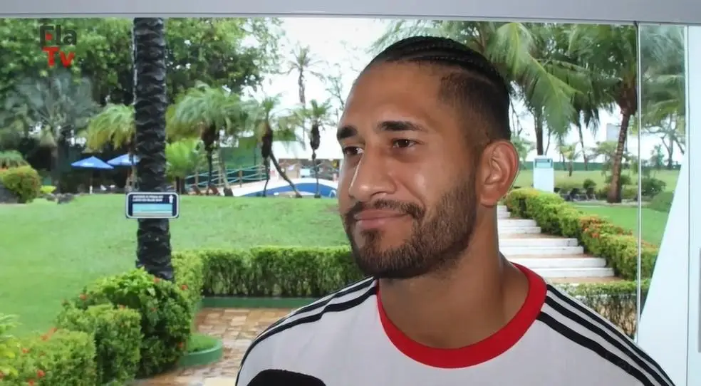 Pablo em entrevista à FlaTV antes de Flamengo x Nova Iguaçu