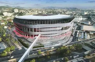 Projeto do novo estádio do Flamengo (Foto: Reprodução)