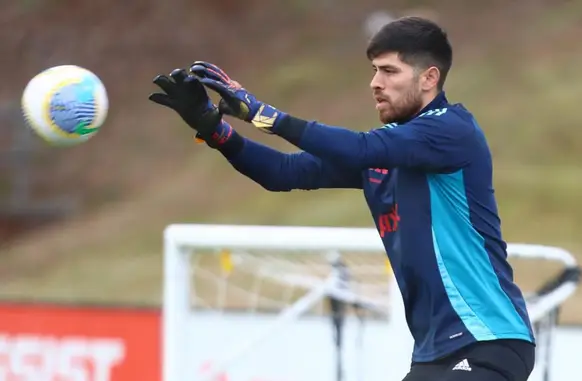 Rossi em treino do Flamengo (Foto: Gilvan de Souza / CRF)