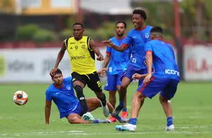 Rubro-negro disputou partida no CT contra equipe que também estará na elite do Campeonato Carioca; Daniel Sales foi autor do gol da vitória rubro-negra (Foto: Gilvan de Souza / CRF)