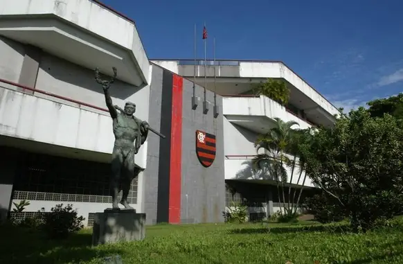 Sede do Flamengo, na Gávea (Foto: André Coelho / O Globo)