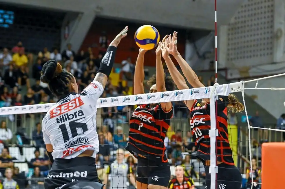 Sesc-Flamengo x Sesi-Bauru vôlei superliga