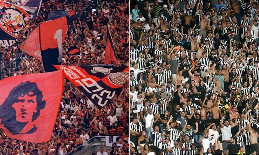 Torcidas de Flamengo e Botafogo