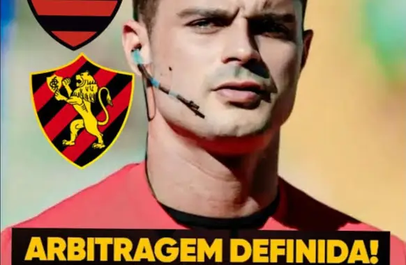Arbitragem definida para Flamengo x Sport no Brasileirão (Foto: Reprodução/ Instagram)
