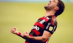 Arrascaeta celebra conquista do Flamengo na Libertadores