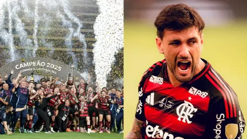 Arrascaeta é eleito craque da Libertadores 2025 após título do Flamengo sobre o Palmeiras